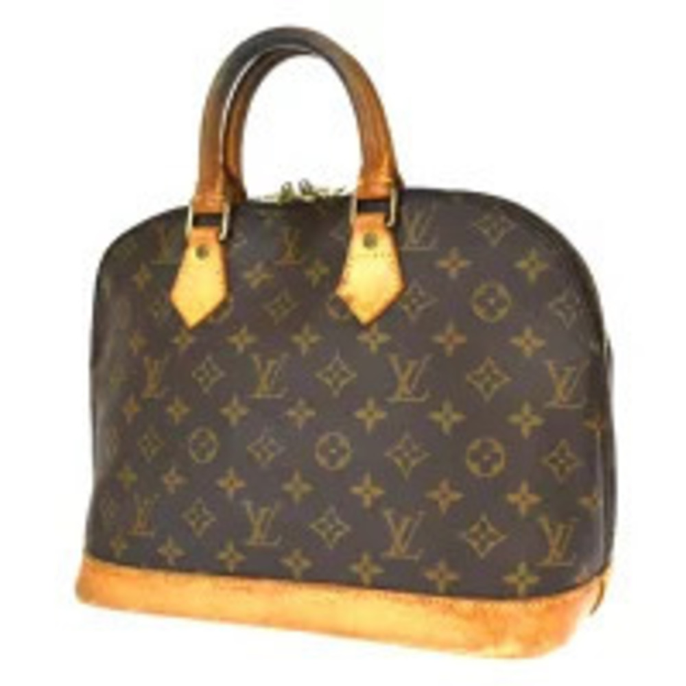 Louis Vuitton Alma Handbag Monogram Leather